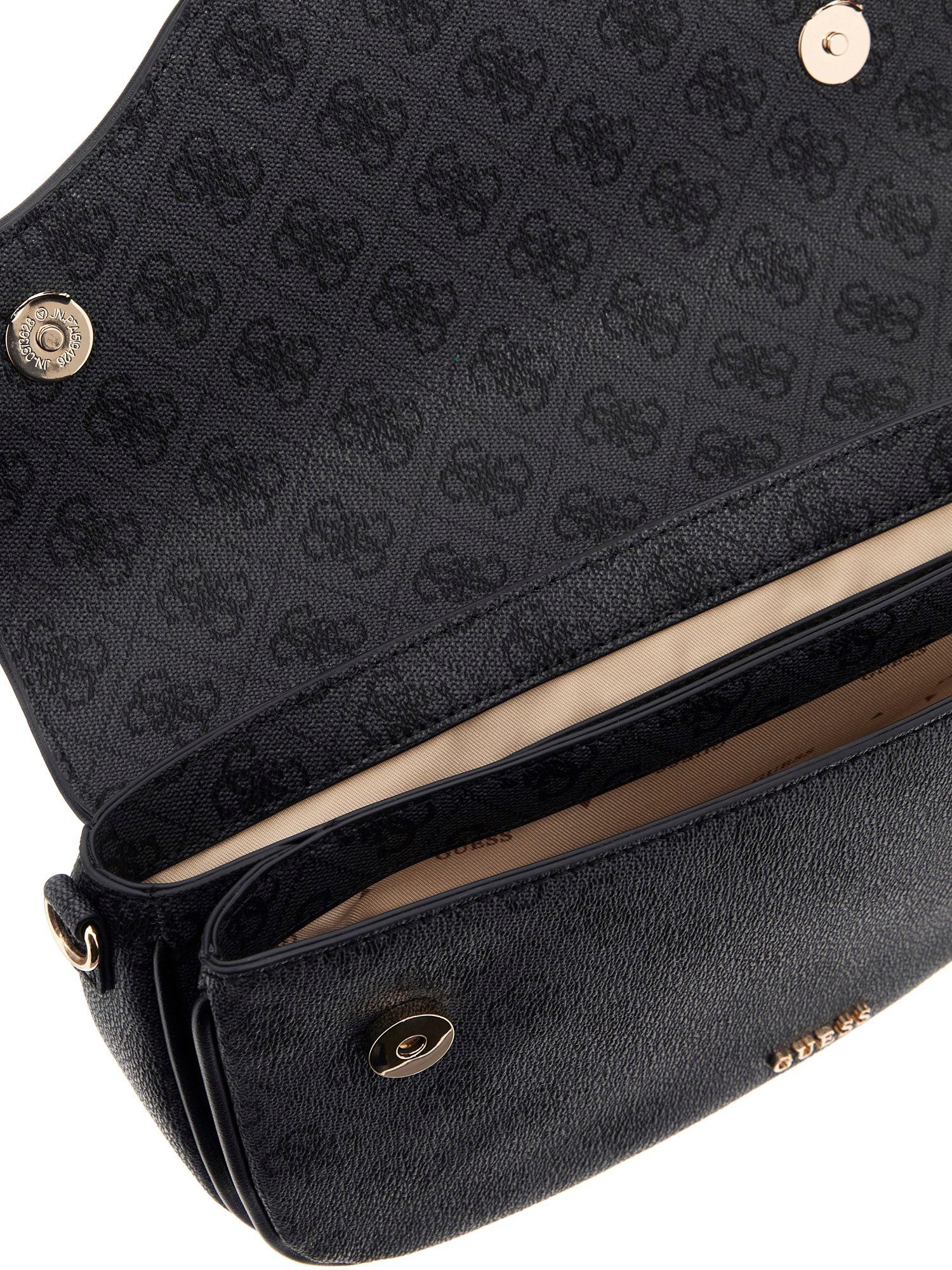 Guess Umhängetasche HWSG7993200 DEA FLAP SHOULDER BAG Woman Handtasche (Stück, 1), Logoschriftzug