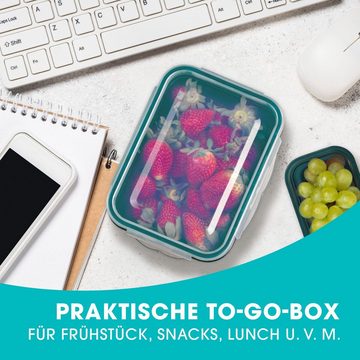 GOURMETmaxx Frischhaltedose Vorratsdose Lunchbox klick- it auslaufsicher, (14er Set, 28-tlg), geeignet für Spülmaschine, Gefrierschrank und Mikrowelle, stapelbar