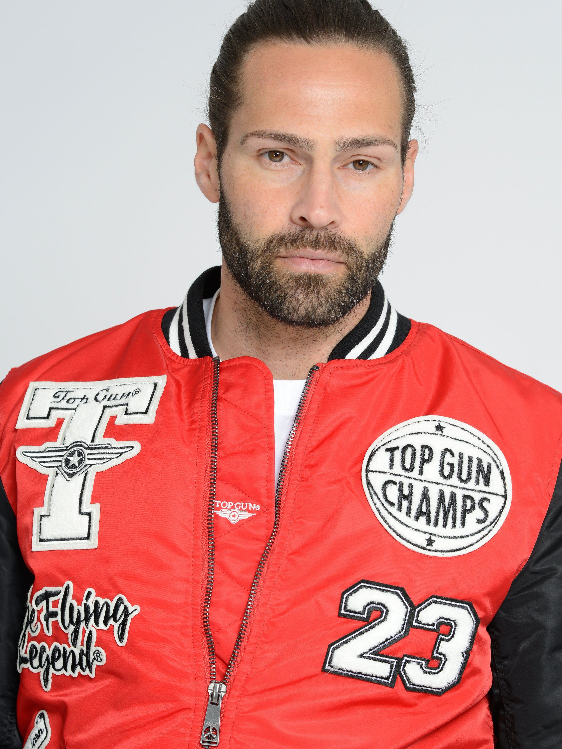 red TOP Bomberjacke TG22032 GUN