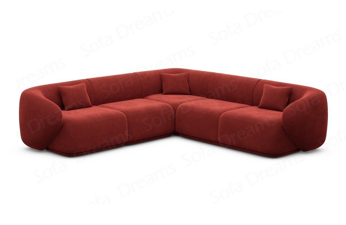 Sofa Dreams Ecksofa Polster Design Samtstoff günstig online kaufen
