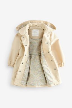 Next Trenchcoat Wasserabweisender Trenchcoat mit Ansteckblume (1-tlg)