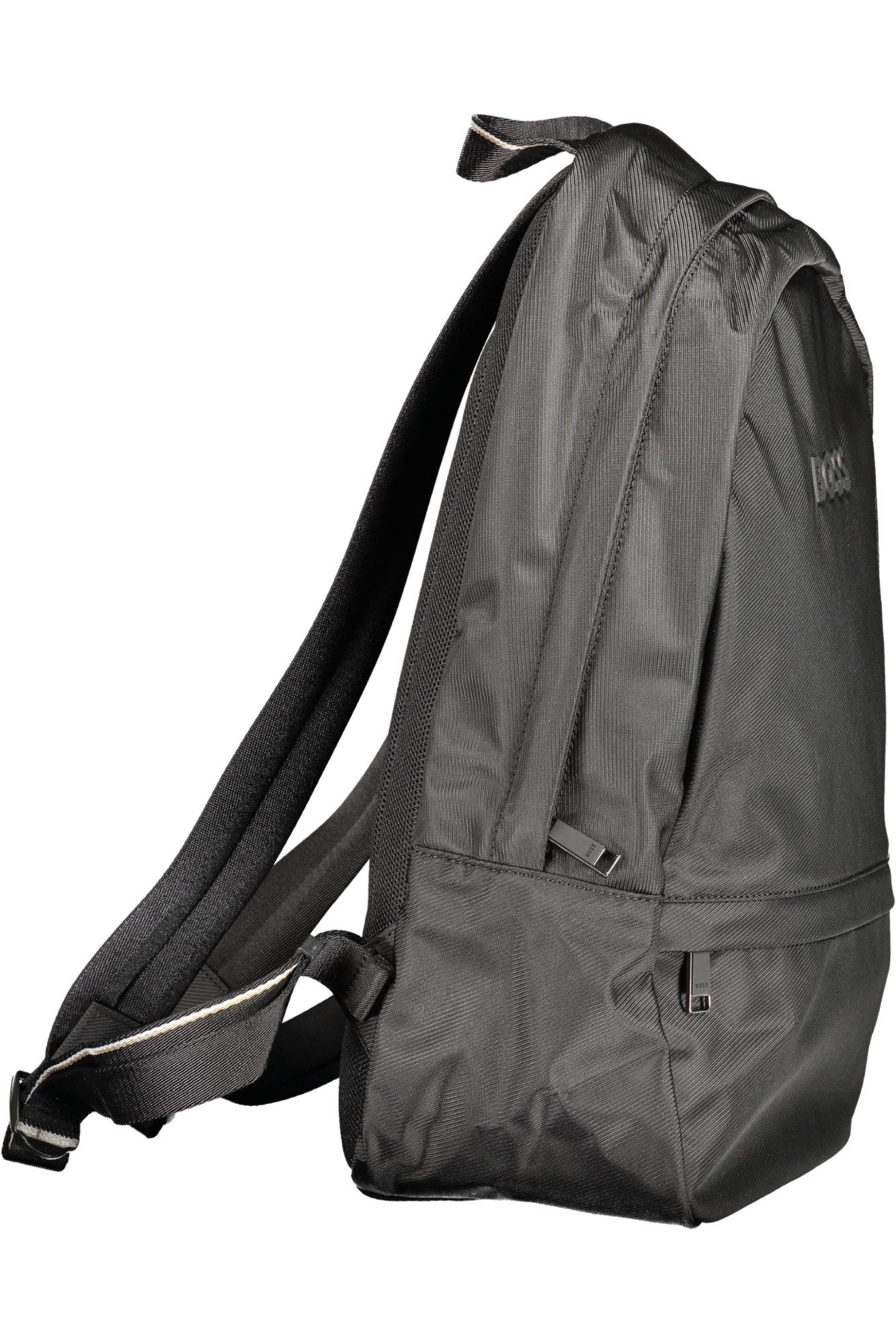 BOSS Rucksack, Eleganter schwarzer Herren-Rucksack mit Laptop-Fach und Fächern