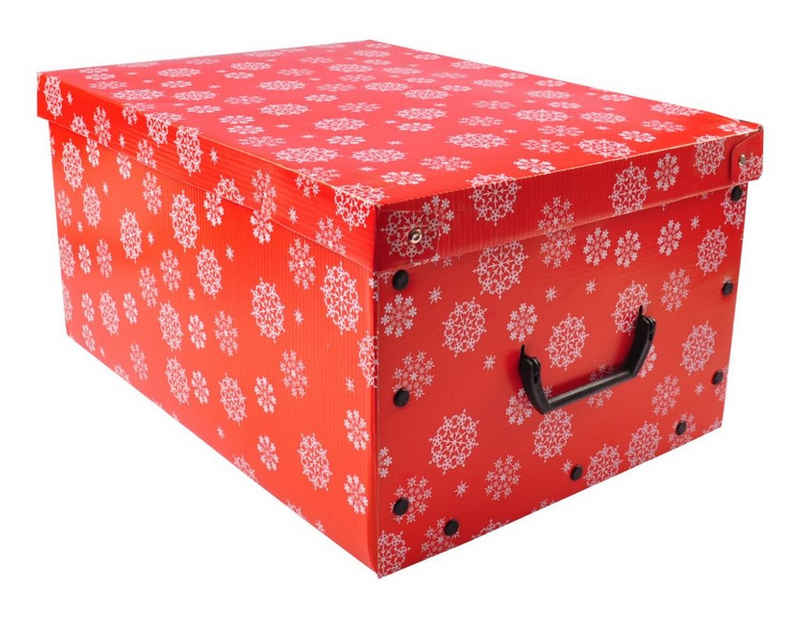 BURI Geschenkbox Weihnachtsbaumkugel Aufbewahrungsbox Christbaumschmuck Organizer