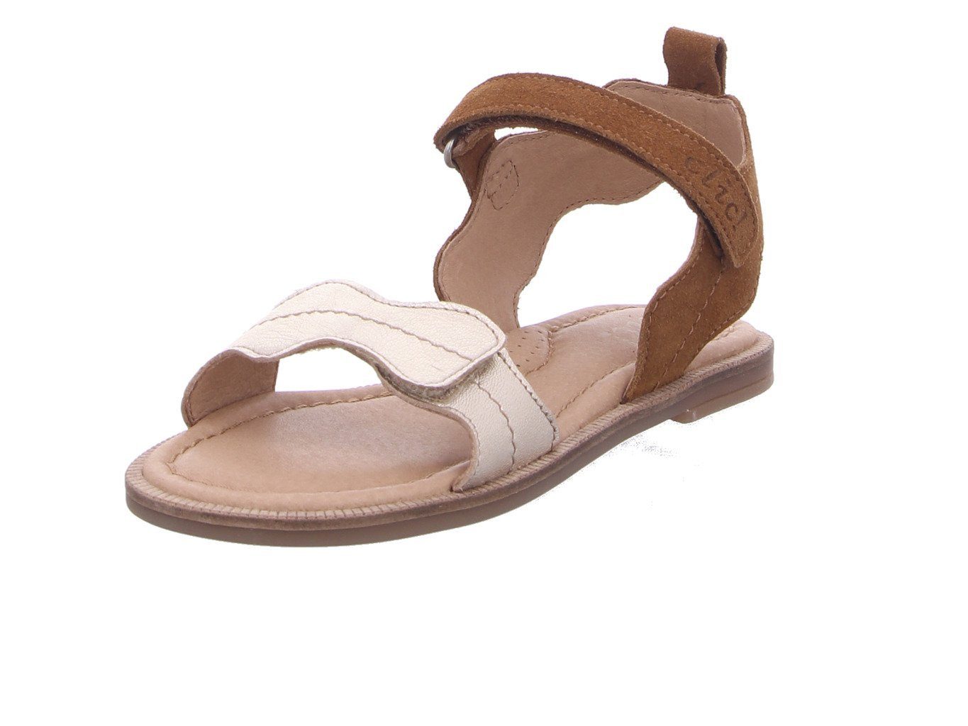 Clic Ki.-Sandalen Mädchen braun kombi Sandale