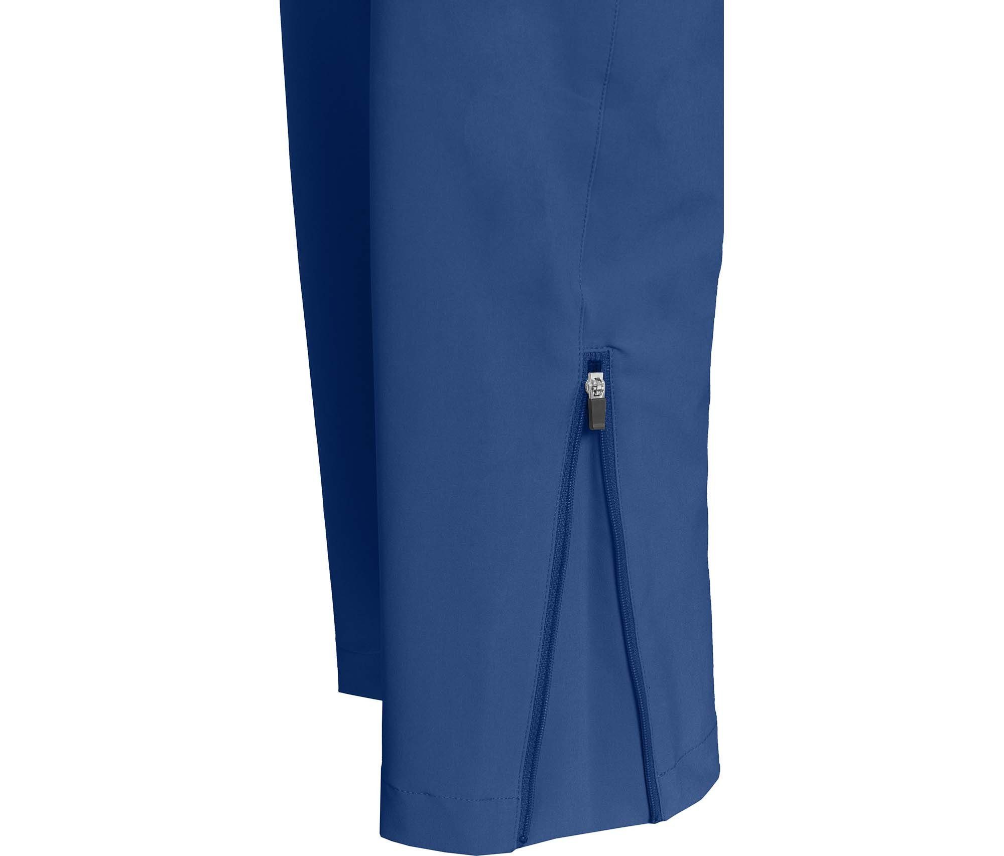 Sport Outdoorhosen Bergson Outdoorhose AALBORG Vario (slim) Damen Wanderhose, recycelt, elastisch, sportlich, Normalgrößen, blau