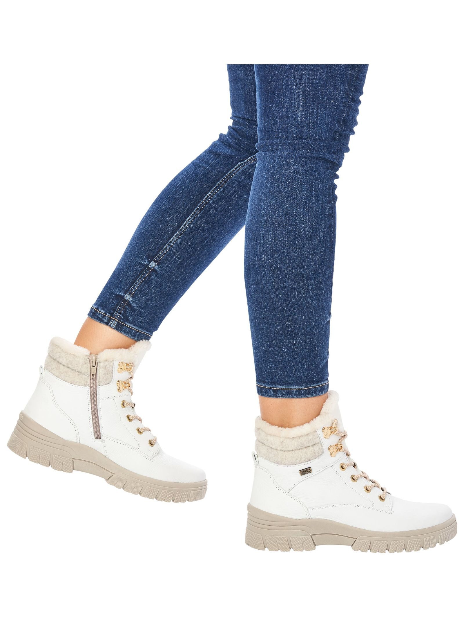 Remonte Remonte Stiefelette Glattleder Schnürstiefelette