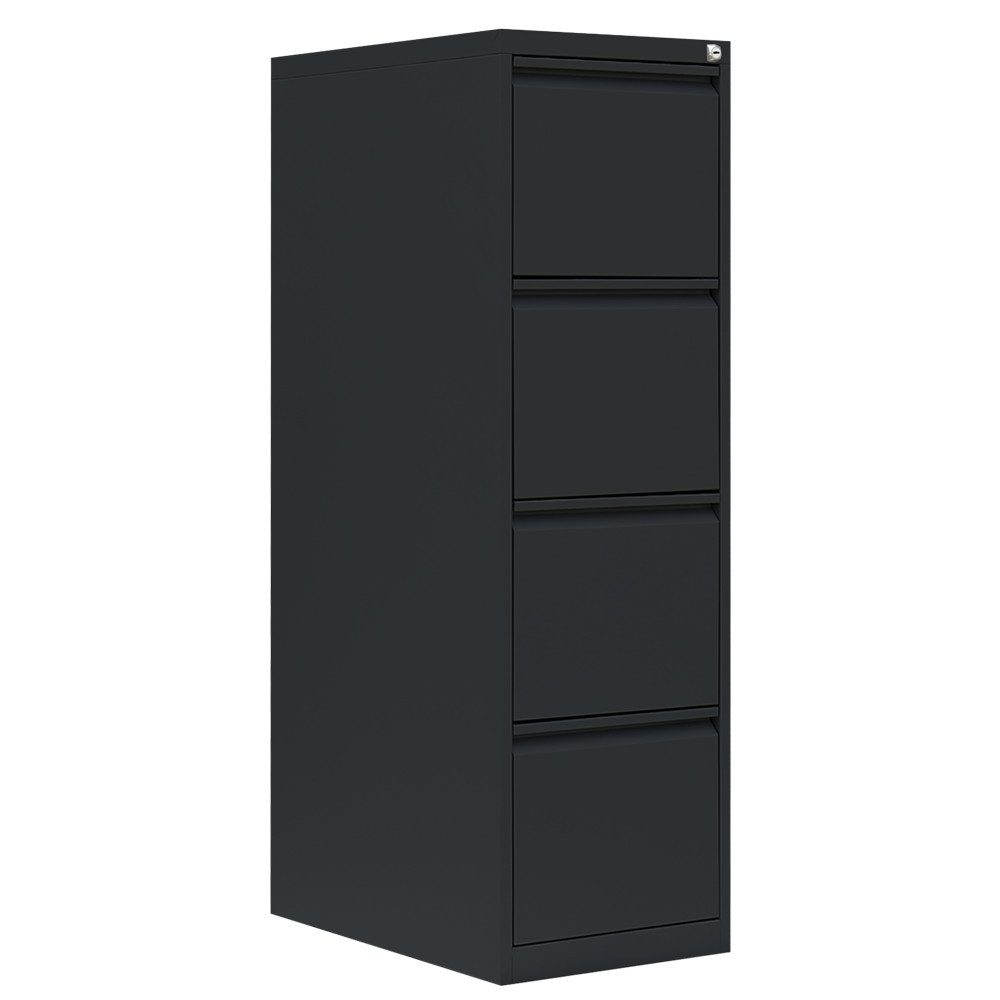 Steelboxx Hängeregisterschrank Hängeregistratur Schrank 132x40x62cm mit 4 Schüben einbahnig (1-St) Hängeregisterschrank