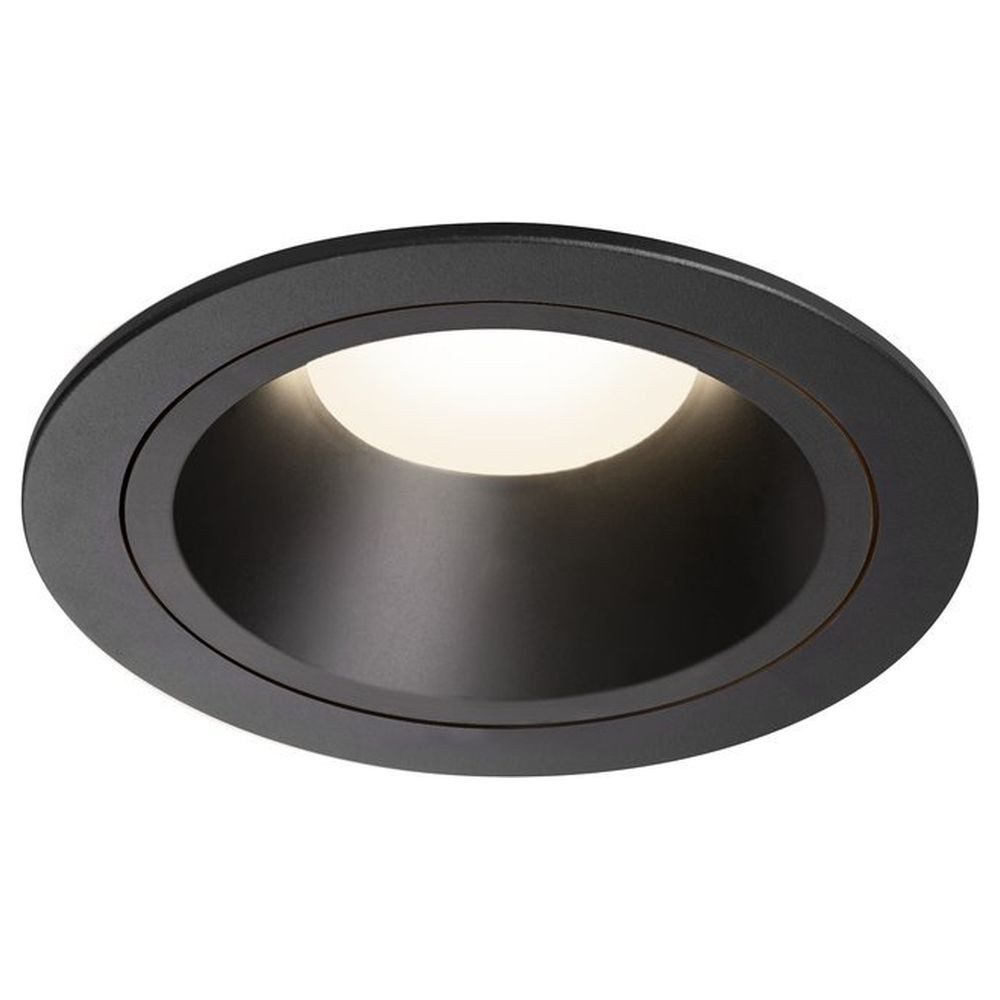 SLV Einbauleuchte LED Einbaustrahler Numinos in Schwarz 25,41W 2350lm 4000K 20°, LED
