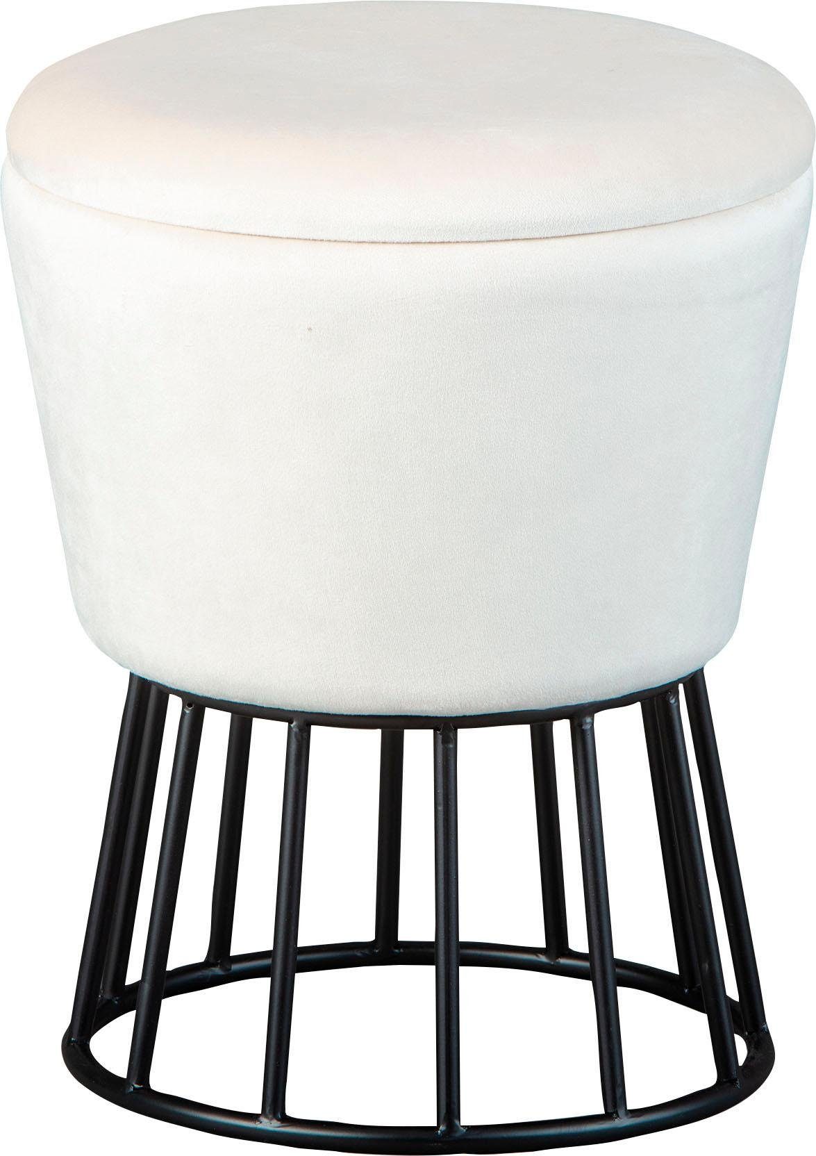 INOSIGN Sitzhocker, Pouf mit Stauraum, INOSIGN ...