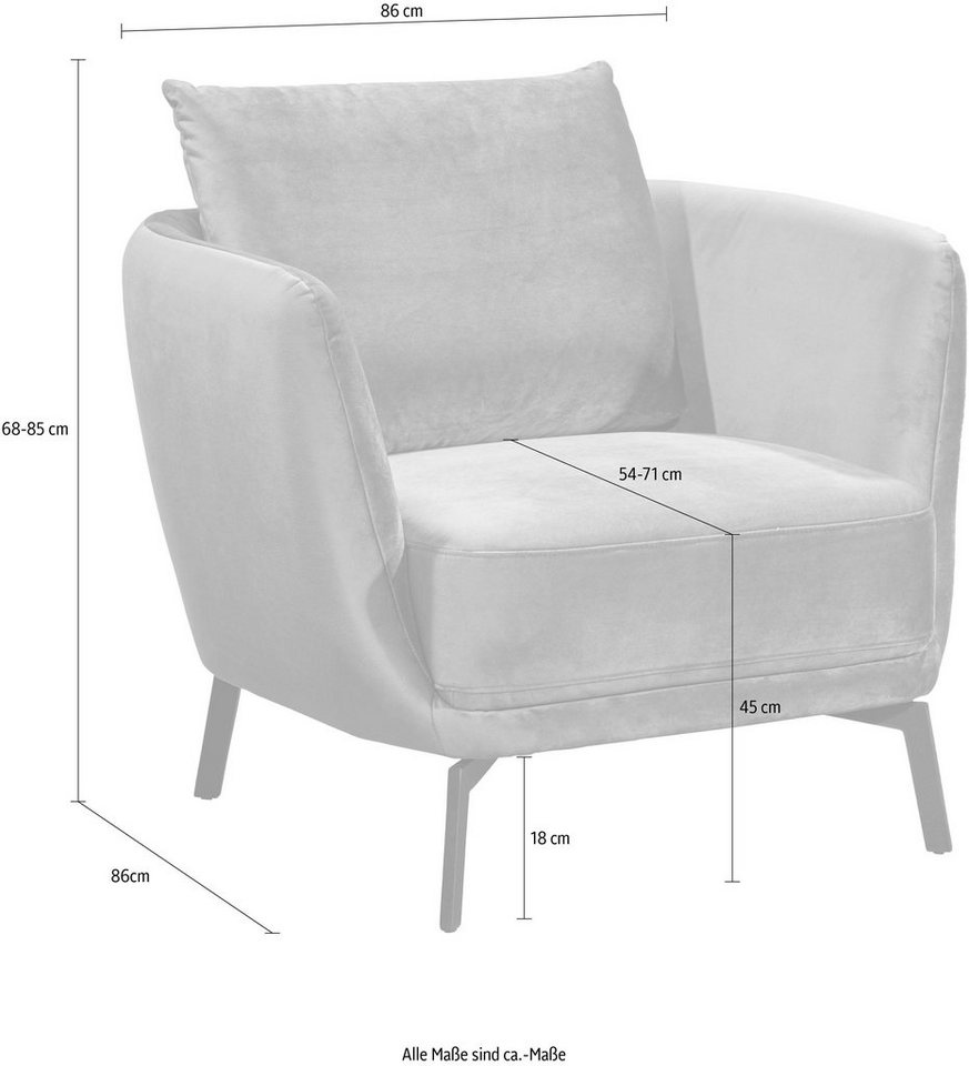 SCHÖNER WOHNEN-Kollektion Sessel »Pearl«-kaufen