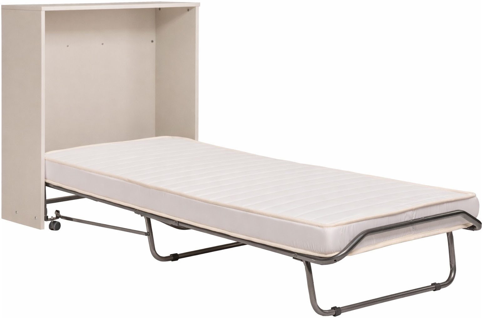 Home affaire Schrankbett Sognum als Gästebett nutzbar, Wandklappbett in Kommodenoptik (in den Farben weiß, schwarz und kaschmir erhältlich) inkl. Matratze, platzsparendes Klappbett, optimal für kleine Räume