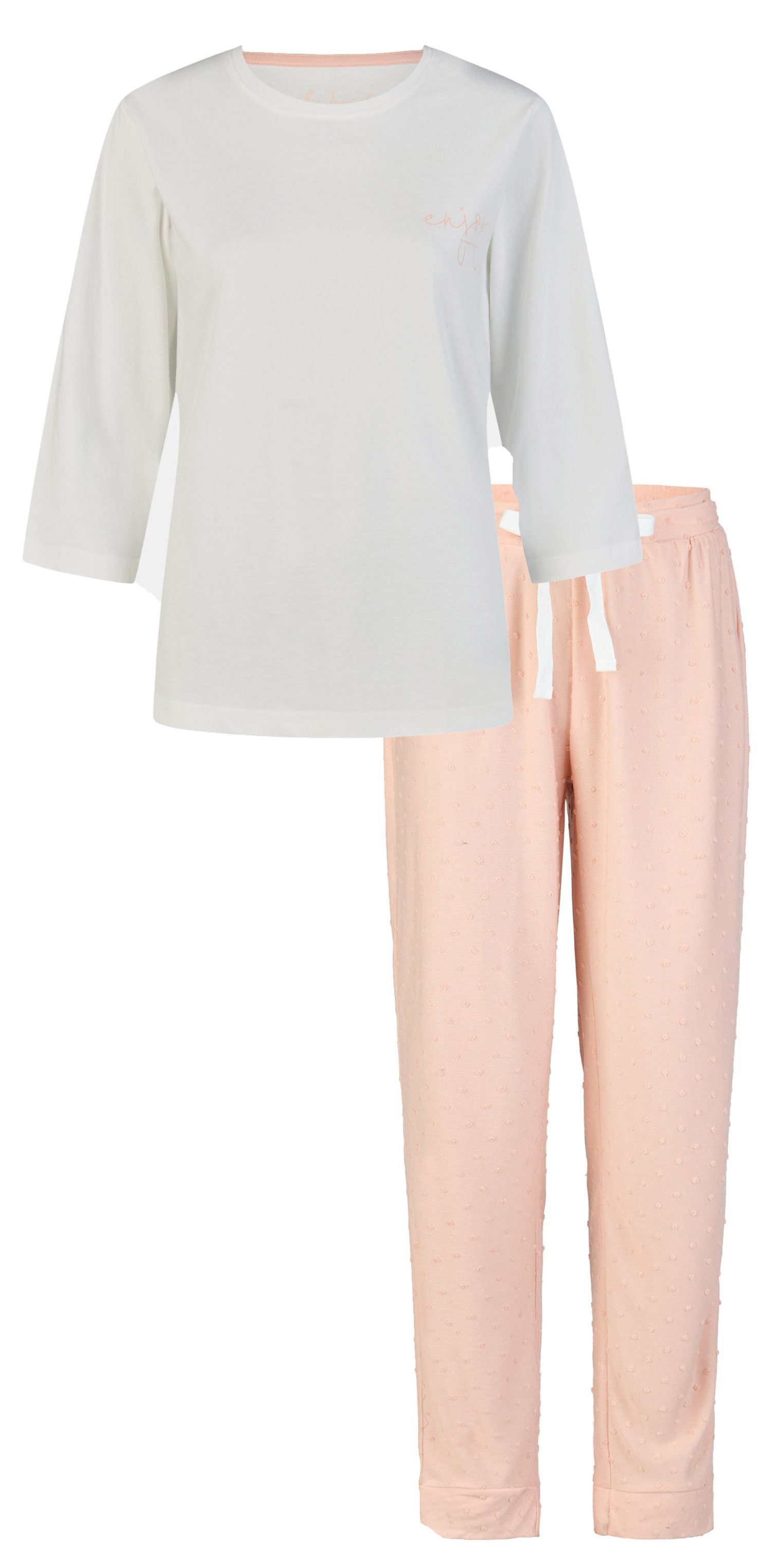 By Louise Schlafanzug Damen Pyjama lang (2 tlg) Modisches Design