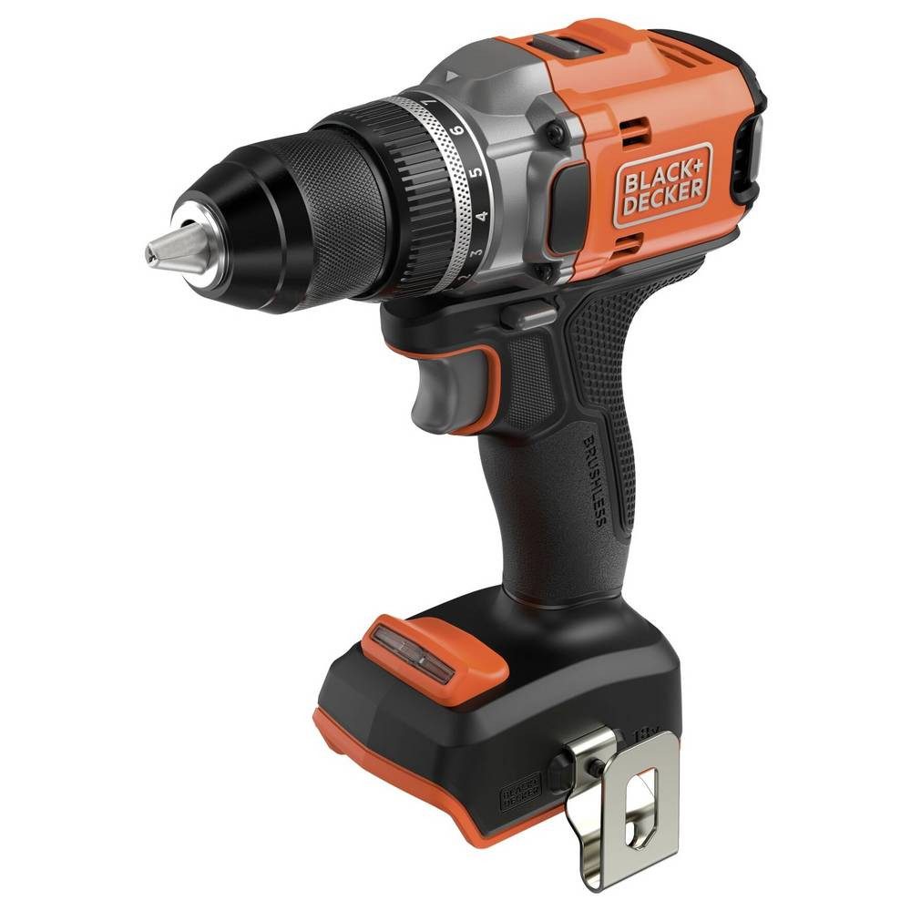 Black + Decker Akku-Schrauber Akku-Bohrschrauber 18 V Li-Ion ohne Akku, ohne Ladegerät, inkl. Koffer, ohne Akku, ohne Ladegerät, inkl. Koffer