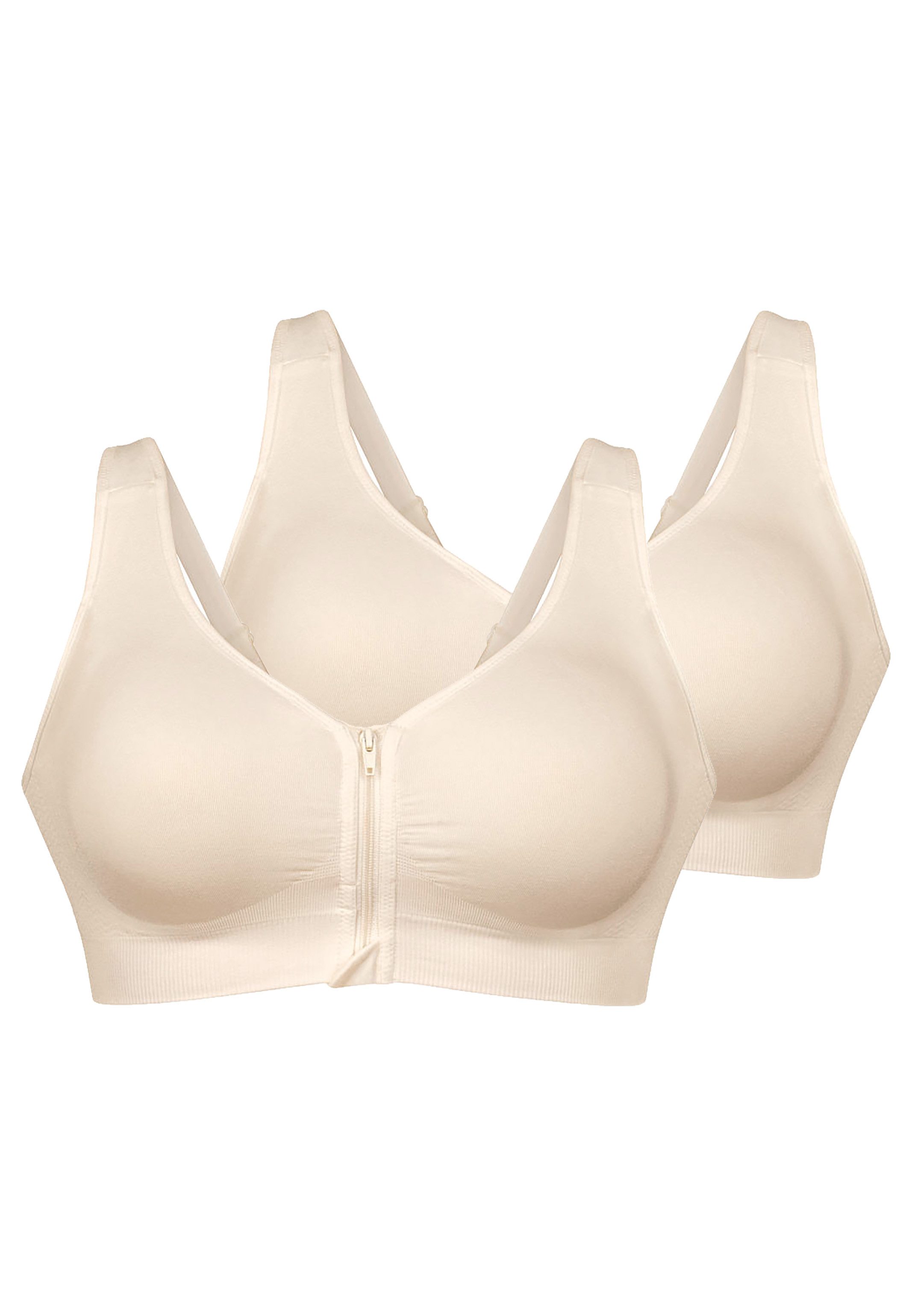 Anita since 1886 Bralette-BH 2er Pack Lynn Prothesen BH (Spar-Set, 2-tlg) Bustier - Blickdicht - Herausnehmbare Schalen, Mit Reißverschluss