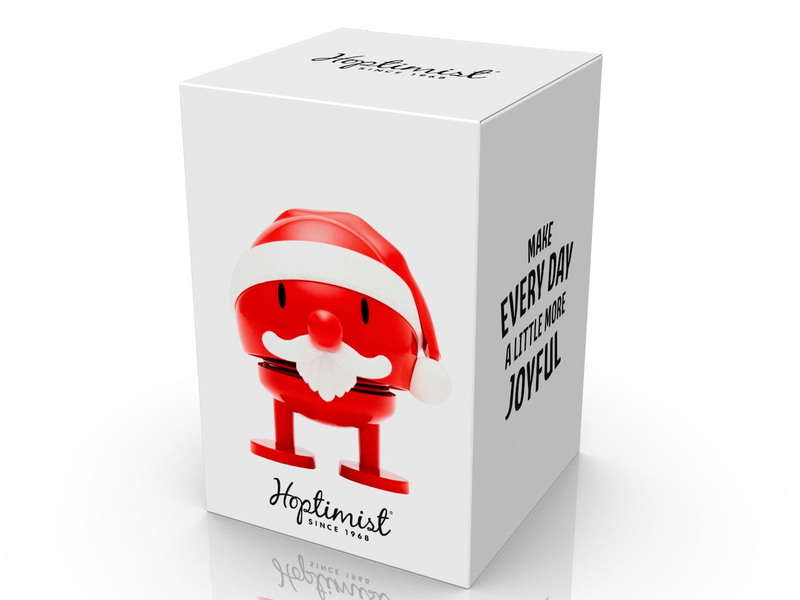 HOPTIMIST Dekofigur Santa Claus Bumble S red 7,2cm