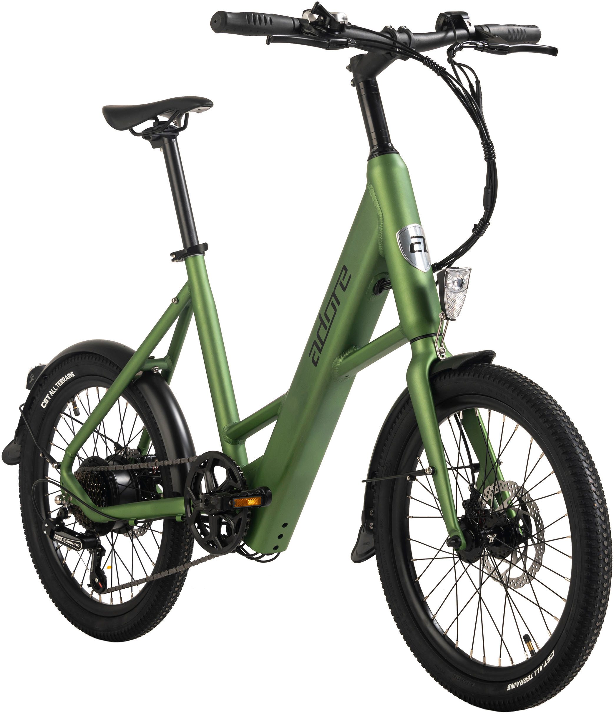 Adore E-Bike Cityrad C-200, 7 Gang Shimano Tourney Schaltwerk, Kettenschaltung, Heckmotor, 374,4 Wh, Pedelec, Elektrofahrrad für Damen u. Herren