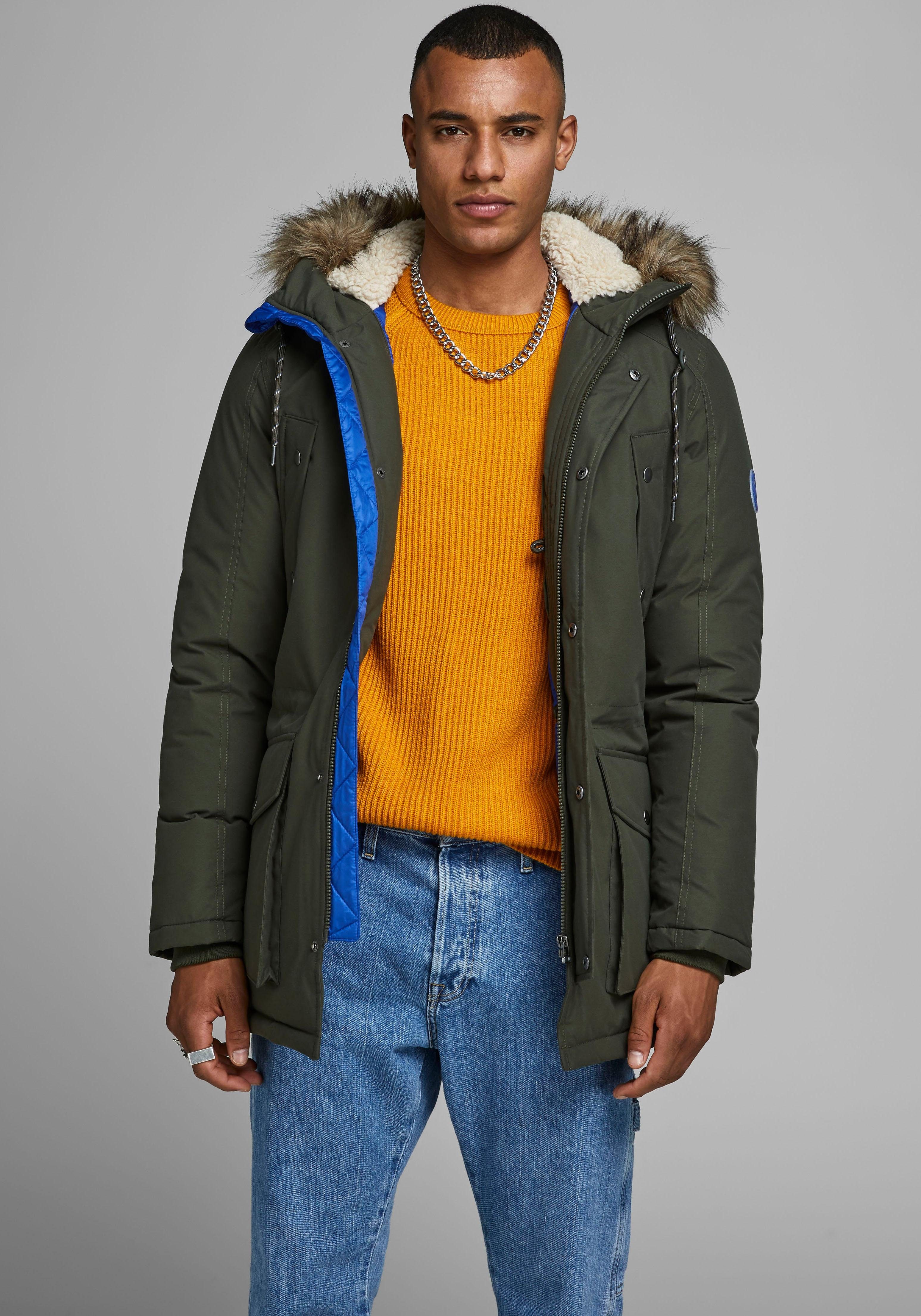 Parka Para Hombre - JACK & JONES, 100% Poliéster - Ajuste Regular
