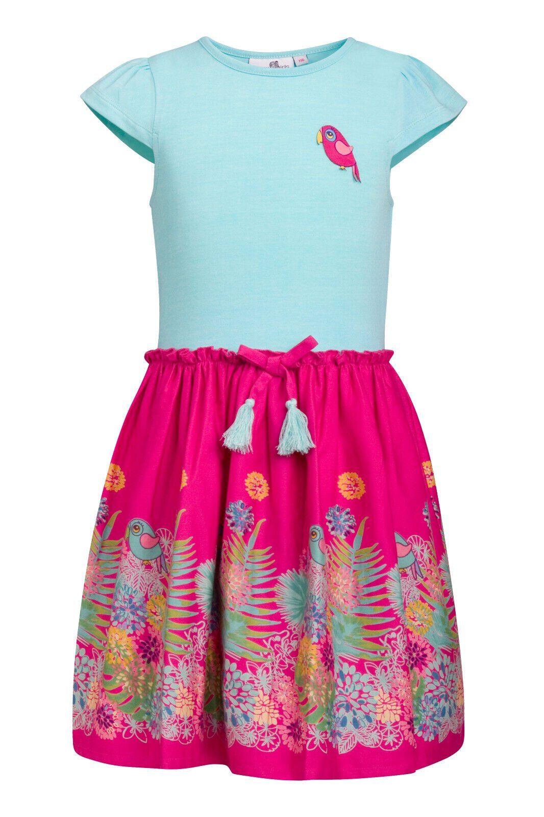 happy girls A-Linien-Kleid Happy Girls® Mädchen Kleid Vogel bunter Rock