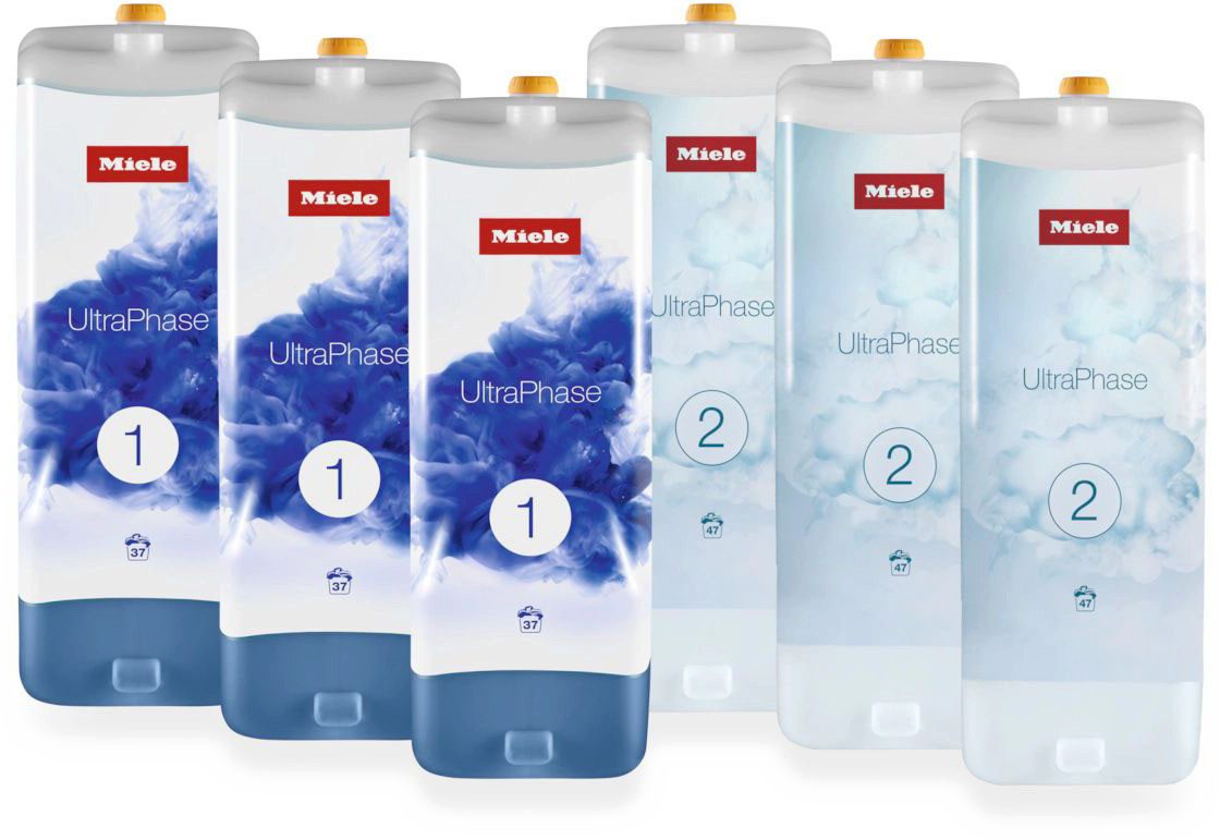 Miele Set 6x Miele UltraPhase Feinwaschmittel (bestehend aus UltraPhase 1 und 2 – Halbjahresvorrat)