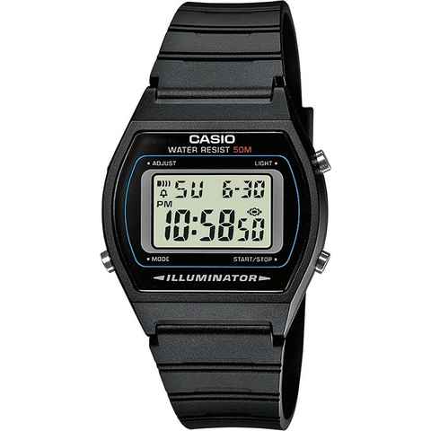 Casio Collection Chronograph W-202-1AVEF, Quarzuhr, Armbanduhr, Damen, Herren, digital, Stoppfunktion