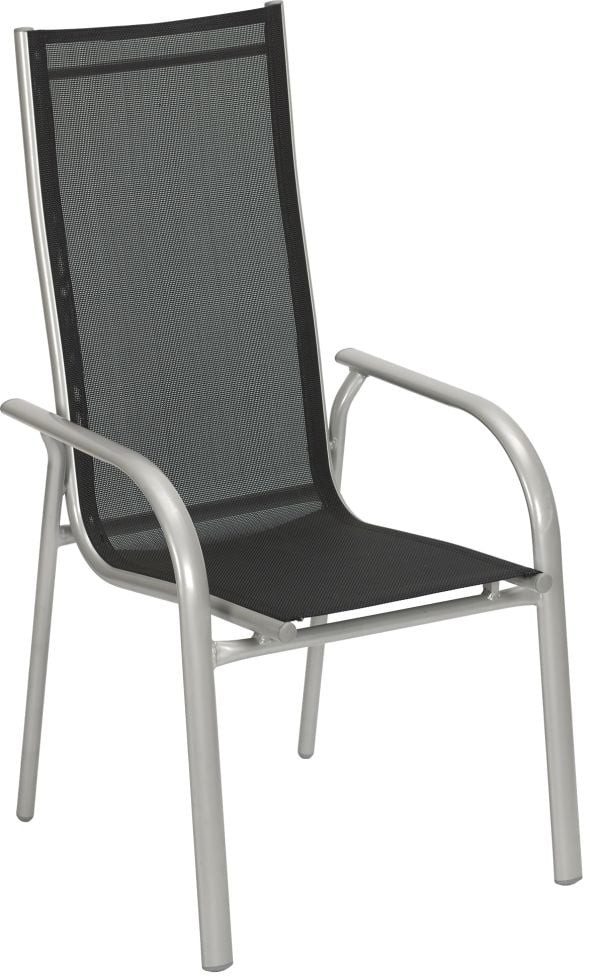 Trend Line Essgruppe TrendLine Möbelset New York 1 Tisch + 4 Stühle, Stapelbar witterungsbeständig