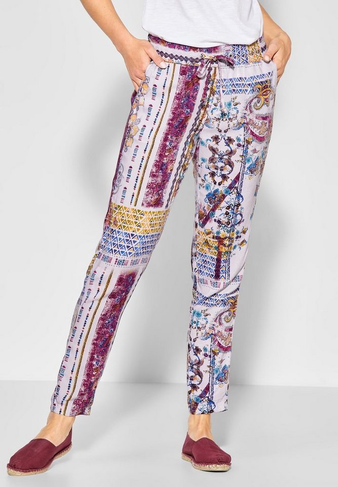 Cecil Jogger Pants mit Patchworkprint Cecil Jogger Pants mit Patchworkprint