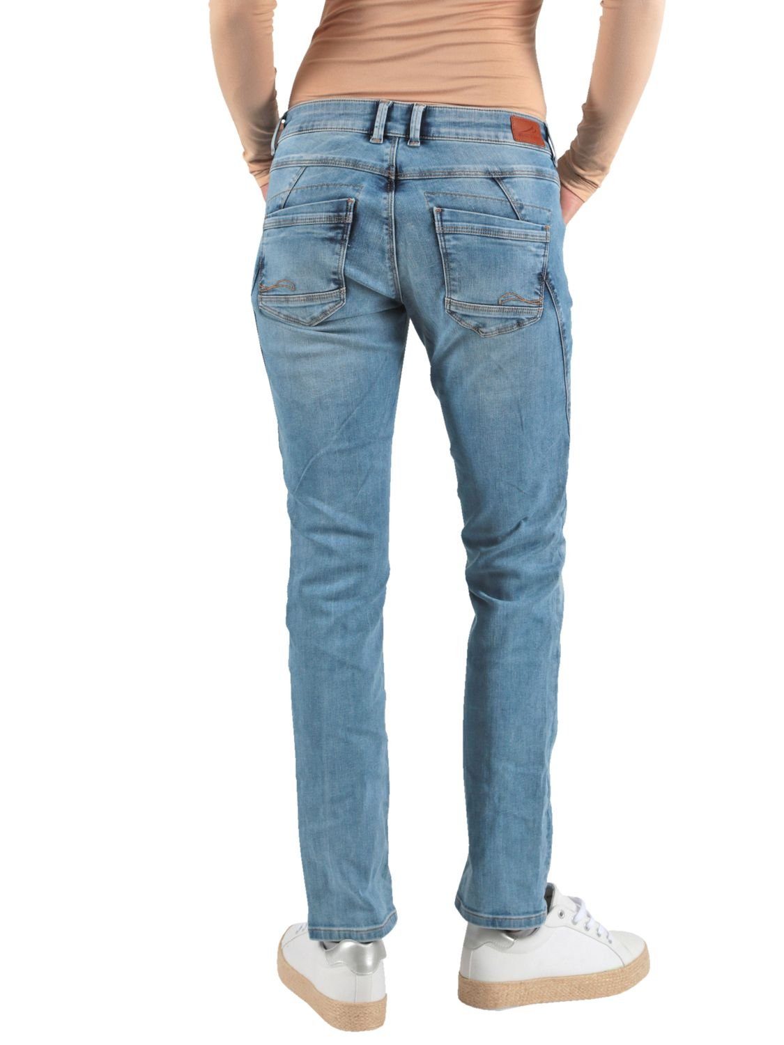 Miracle of Rea Stretch mit Straight-Jeans Denim