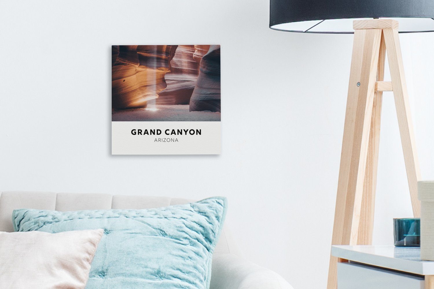 Wohnzimmer OneMillionCanvasses® Arizona Schlafzimmer Canyon, - Bilder (1 Leinwandbild für - Leinwand St), Amerika Grand