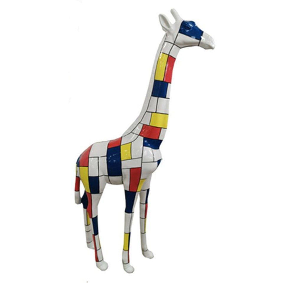 Xlmoebel Dekofigur Moderne Giraffe Skulptur Dekorative Statue 205 cm aus Kunststoff, Made in Europa
