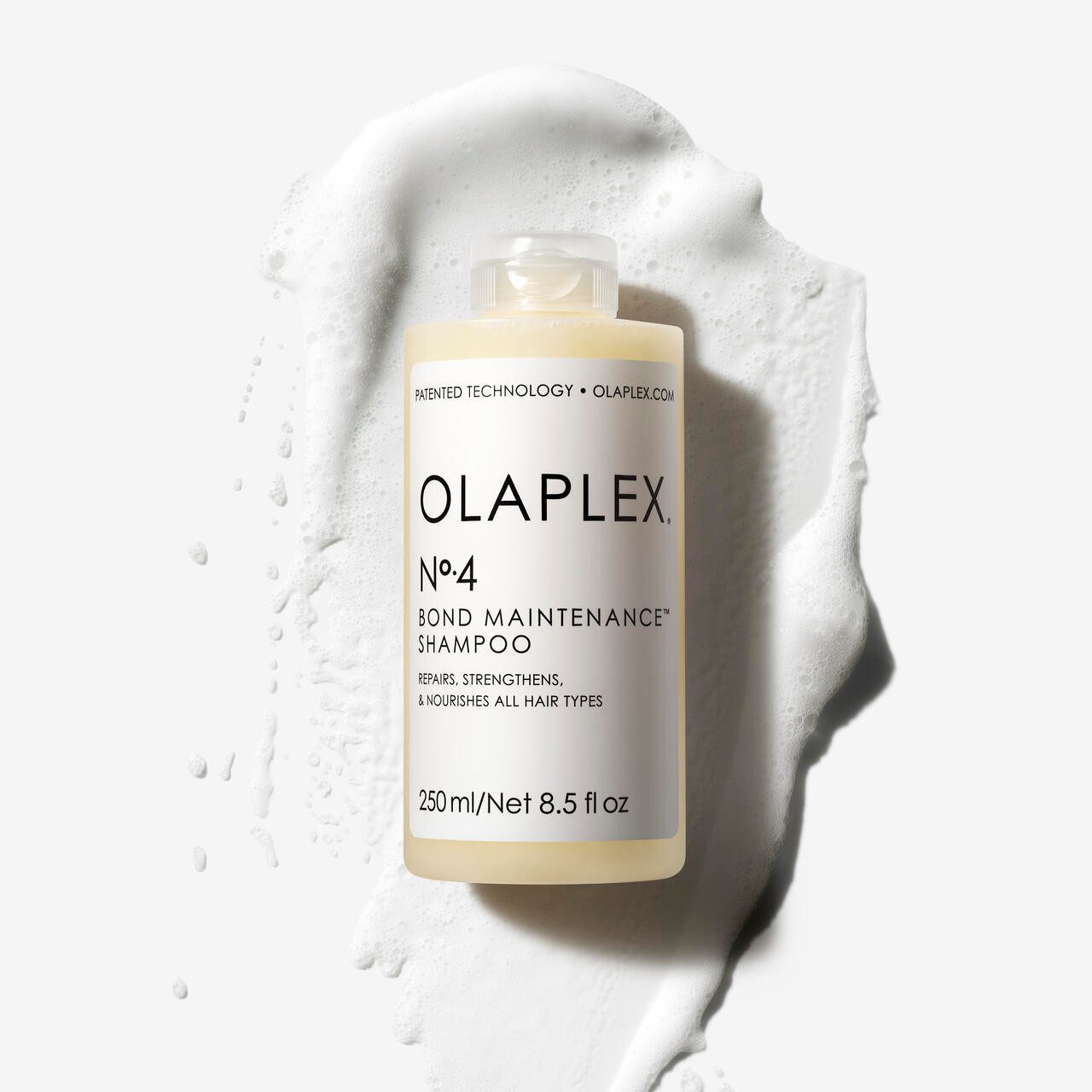 Olaplex Haarshampoo No.4 Bond Maintenance Shampoo 250ml, Stärkende Formel: Repariert das Haar von innen und