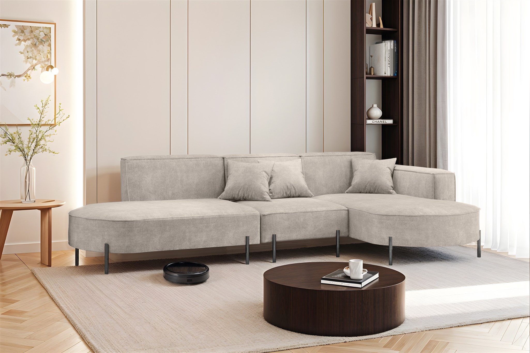 Fun Möbel Ecksofa Sofa VALENCIA mit günstig online kaufen
