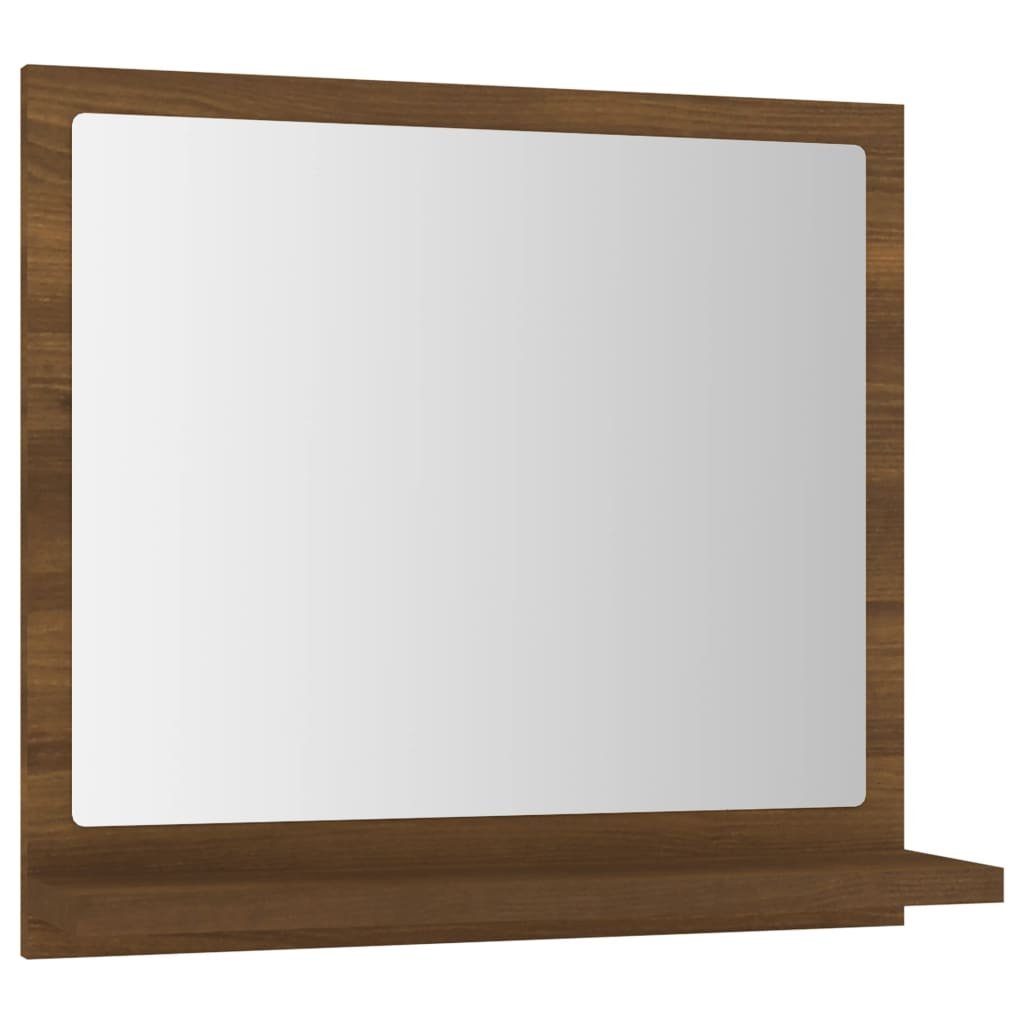 Eichen-Optik Badezimmerspiegelschrank vidaXL 40x10,5x37 (1-St) Braun cm Braune Holzwerkstoff Badspiegel Eiche