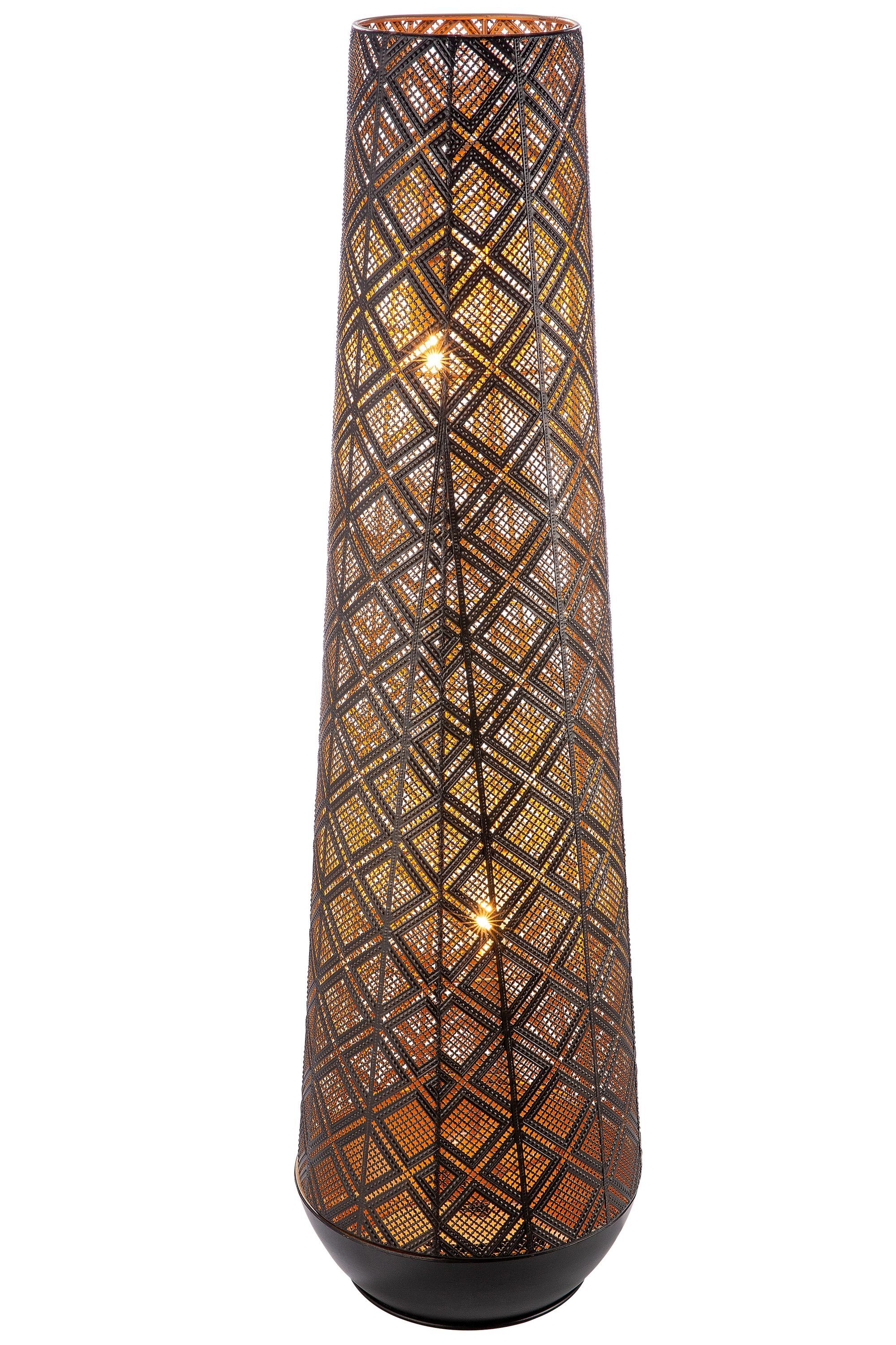 GILDE Tischleuchte GILDE Bodenlampe Almazar - schwarz - H. 108cm x D. 30,5cm