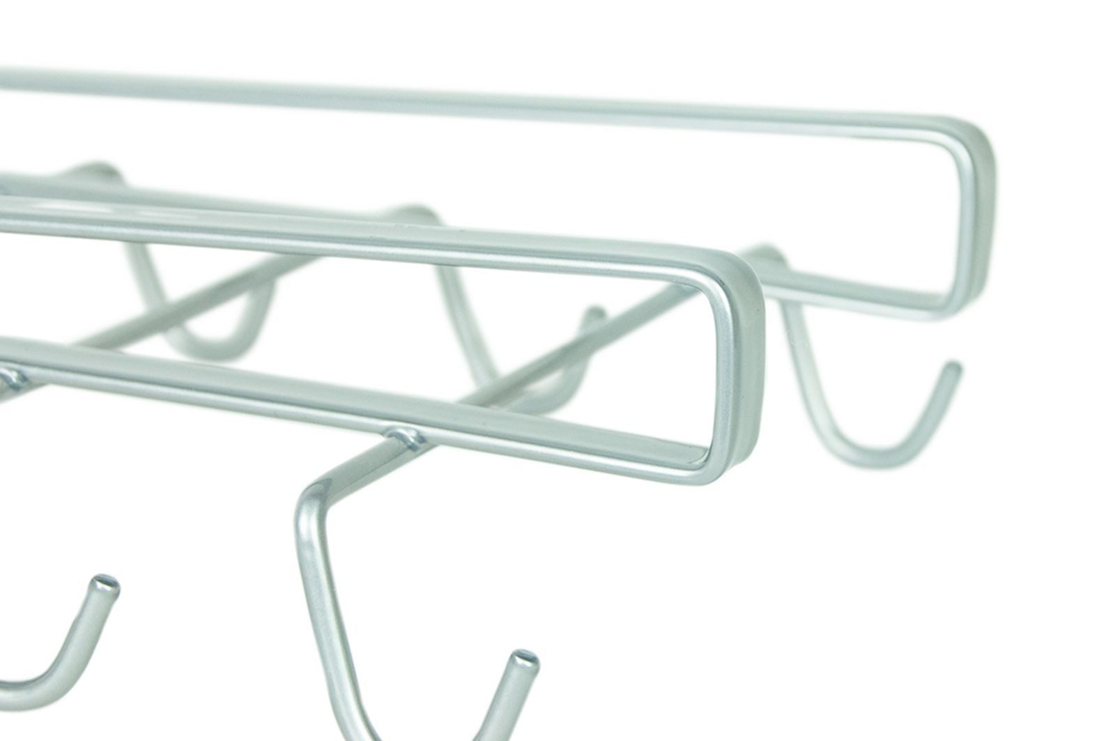 Metaltex Gläserhalter Becherhalter Unterbau Tassenhalter Schrankeinsatz Regalboden