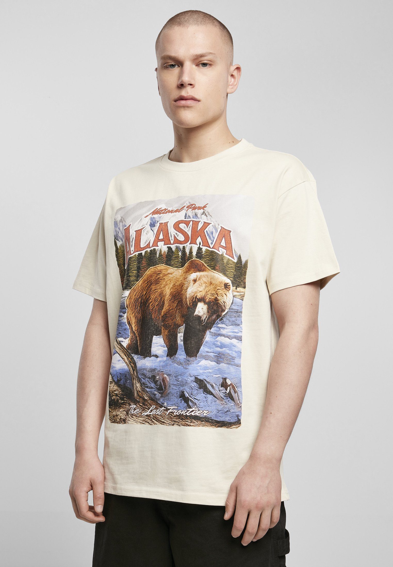 Upscale by Mister Tee T-Shirt Herren Alaska Vintage Oversize Tee (1-tlg)