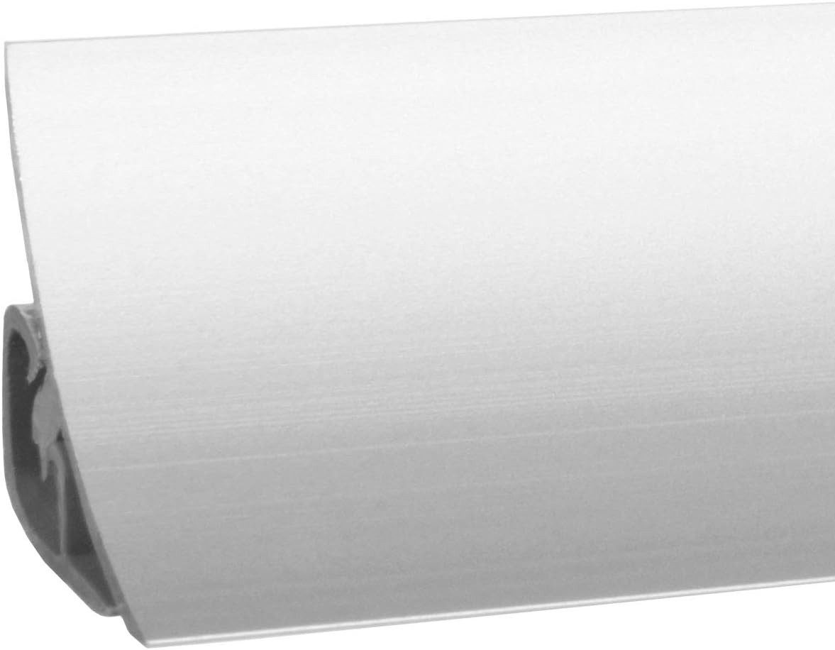 HOLZBRINK Abschlussleiste HOLZBRINK Küchenabschlussleiste Küchenleiste Vollalu 23x23mm 50cm, selbstklebend, PVC, 1-St., Wandabschlussleiste Arbeitsplatten 23x23mm 50 cm