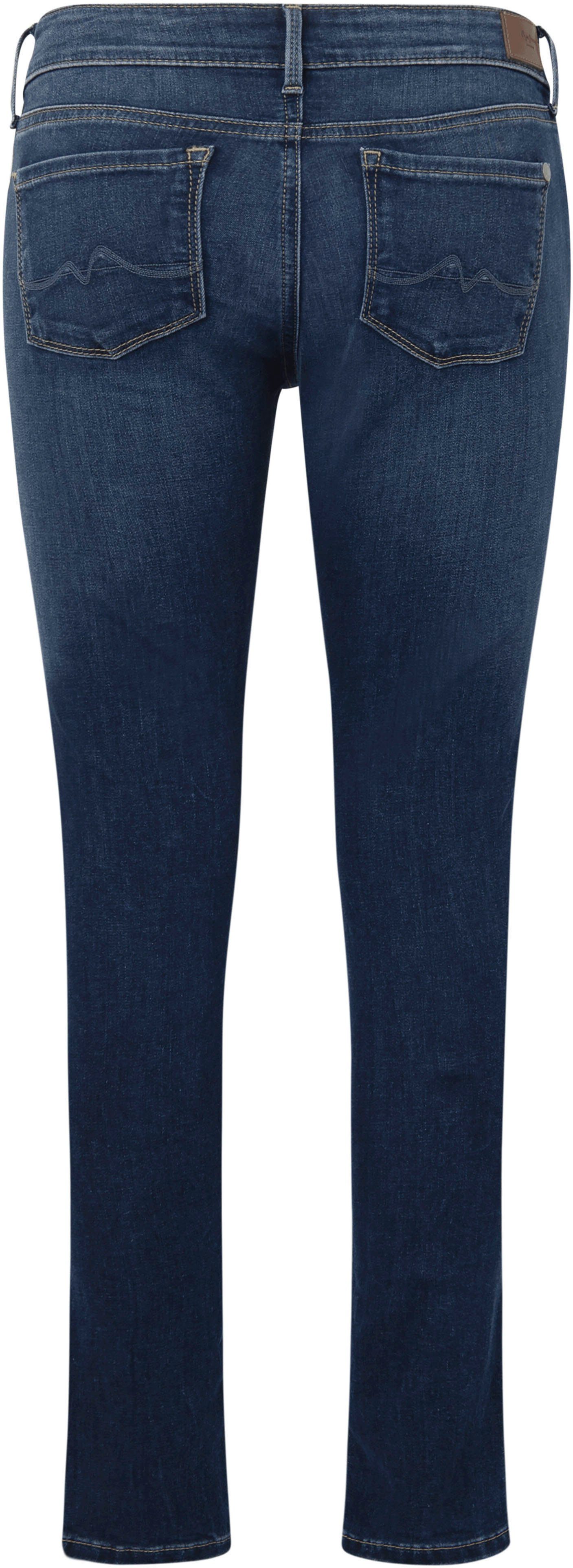 Pepe Jeans Skinny-fit-Jeans SOHO im 5-Pocket-Stil mit 1-Knopf Bund und Stretch-Anteil