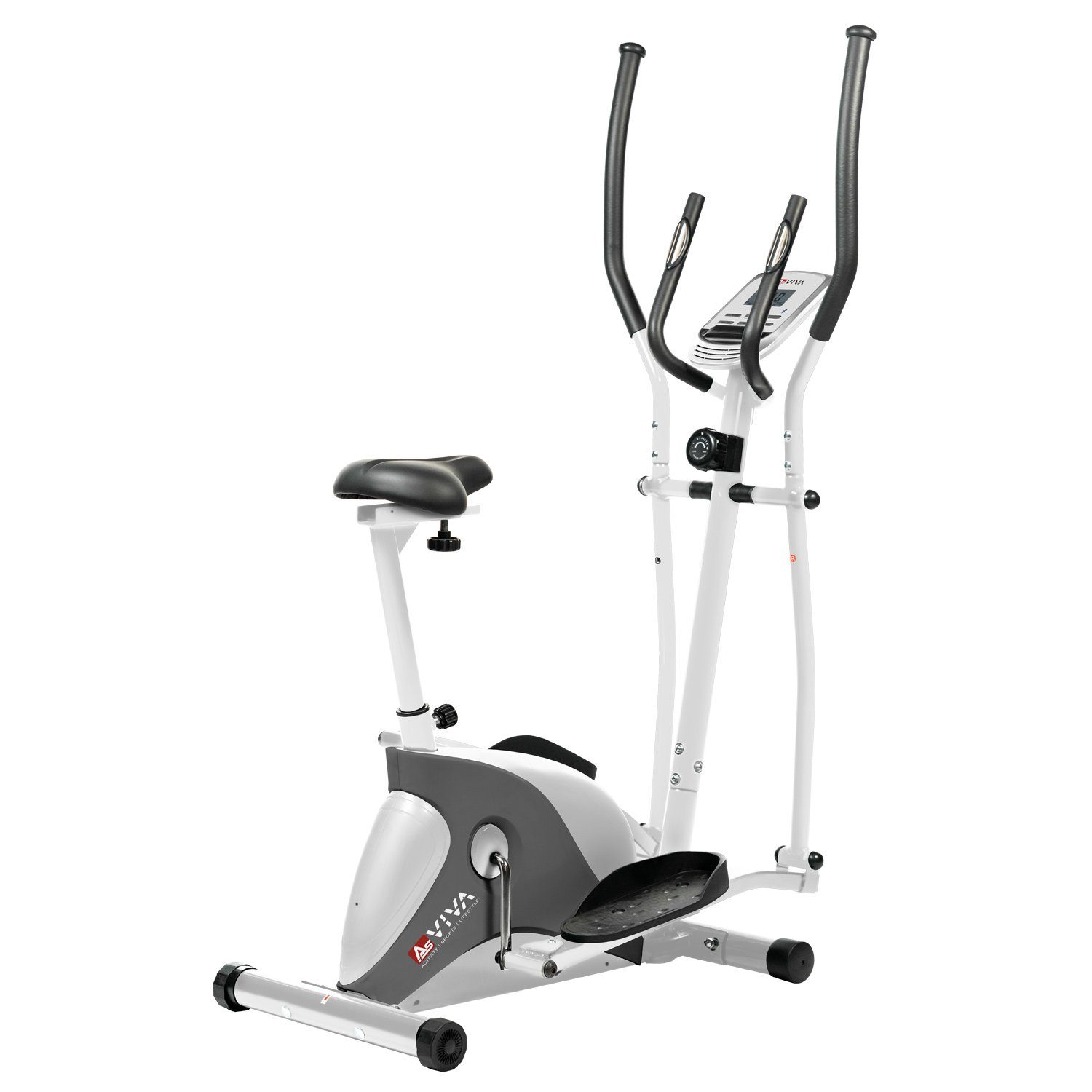 2 Crosstrainer white Heimtrainer C16 Bluetooth AsVIVA 1 AsVIVA & in Cardio