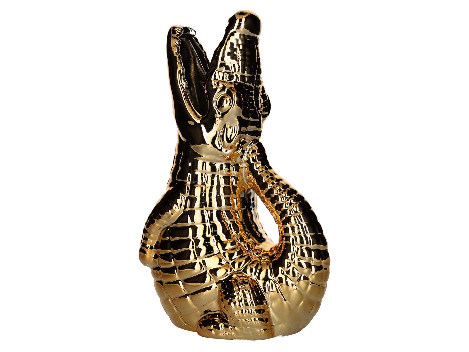 Giftcompany Dekovase Croco Vase gold 25cm (Vasen)