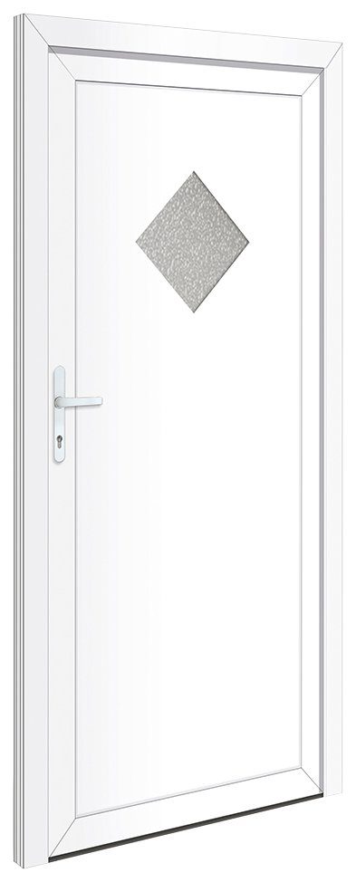 RORO Türen & Fenster Nebeneingangstür OTTO 24, BxH: 98x198 cm, weiß, ohne  Griffgarnitur, inklusive Türrahmen