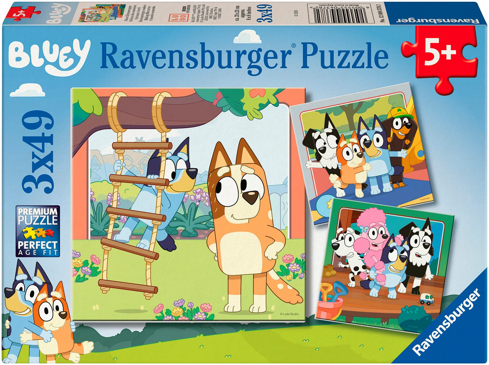 Ravensburger Puzzle Bluey, Erinnerungen schaffen, 147 Puzzleteile, Made in Europe
