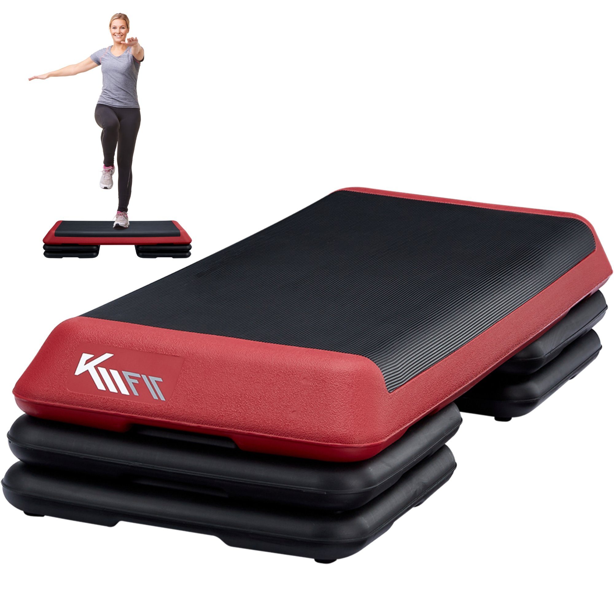 Stepper Fitness Stepper-Brett Aerobic Step-Bench Steppbrett Stepbank