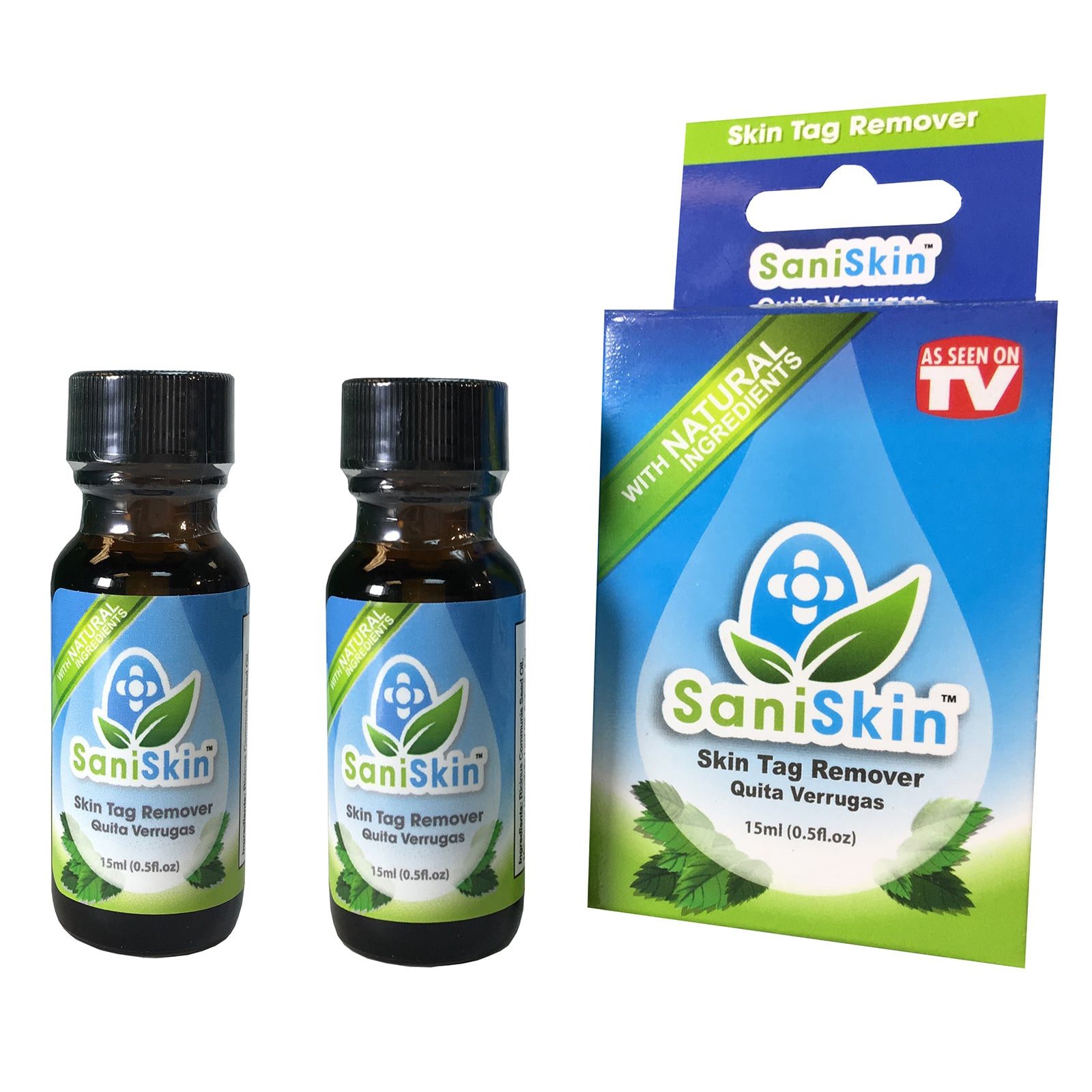 Genius Warzen-Behandlungsstift SaniSkin Stielwarzen-Lösung Set 2-tlg., Für alle Hauttypen und Körperstellen geeignet