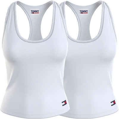 Tommy Hilfiger Underwear Tanktop 2P TANK (EXT SIZES) (Packung, 2-tlg., 2er) mit Tommy Jeans Lgoo-Badge