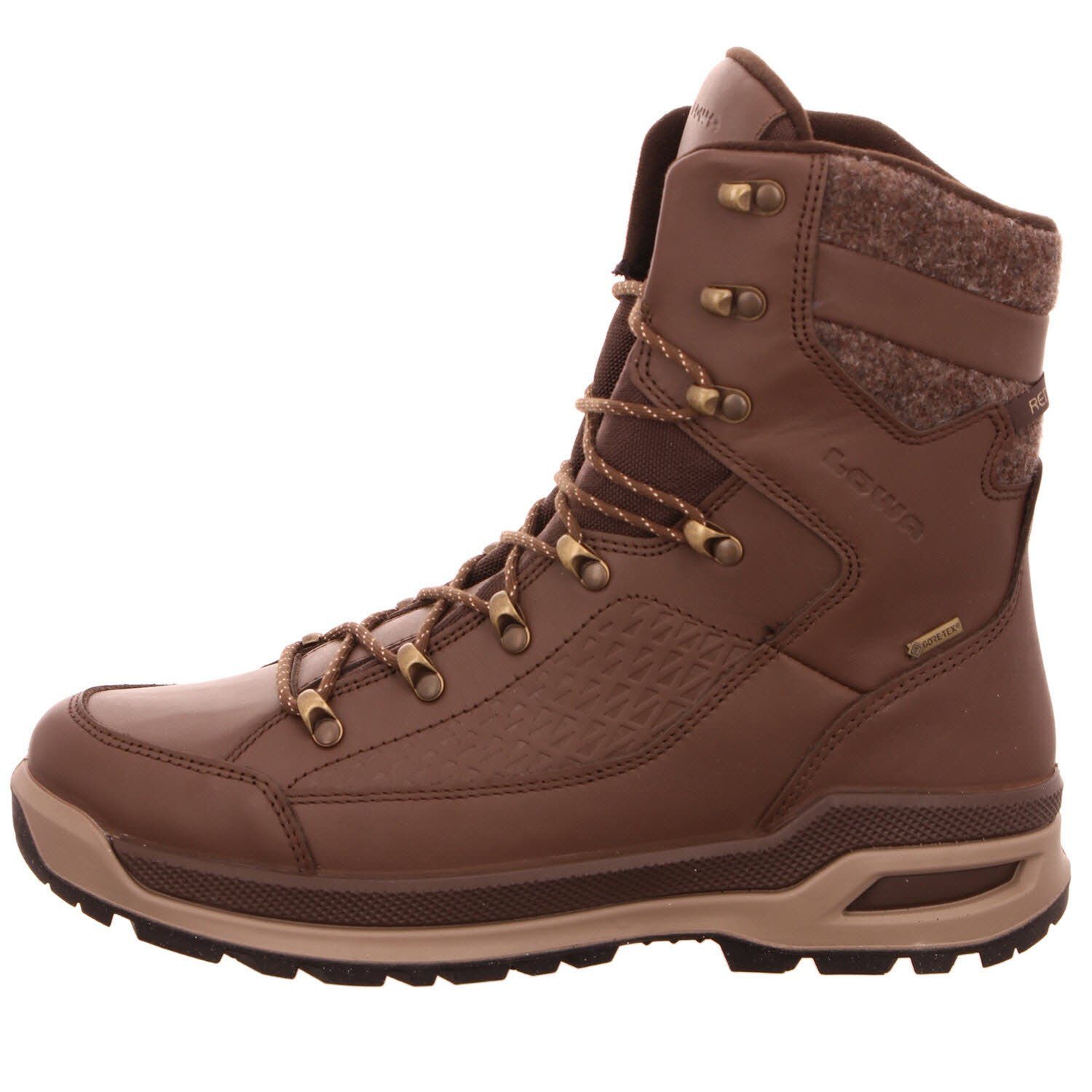 Lowa RENEGADE EVO ICE GTX Outdoorschuh (1-tlg) mit Vibram-Gummimischung braun