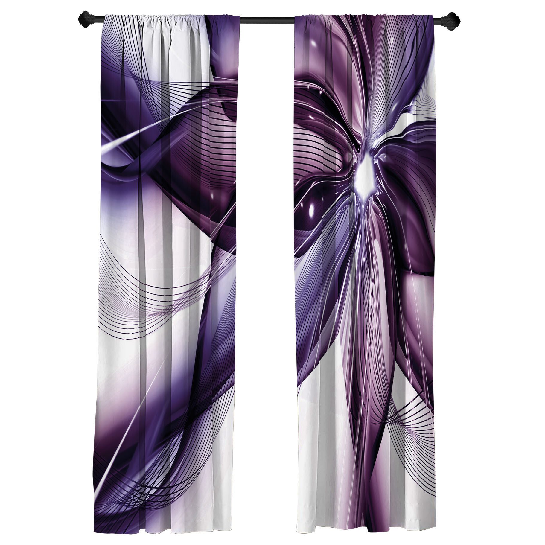 Abakuhaus Gardine Vorhang für Wohnzimmer Schlafzimmer Dekor, Microfaser, Ab günstig online kaufen