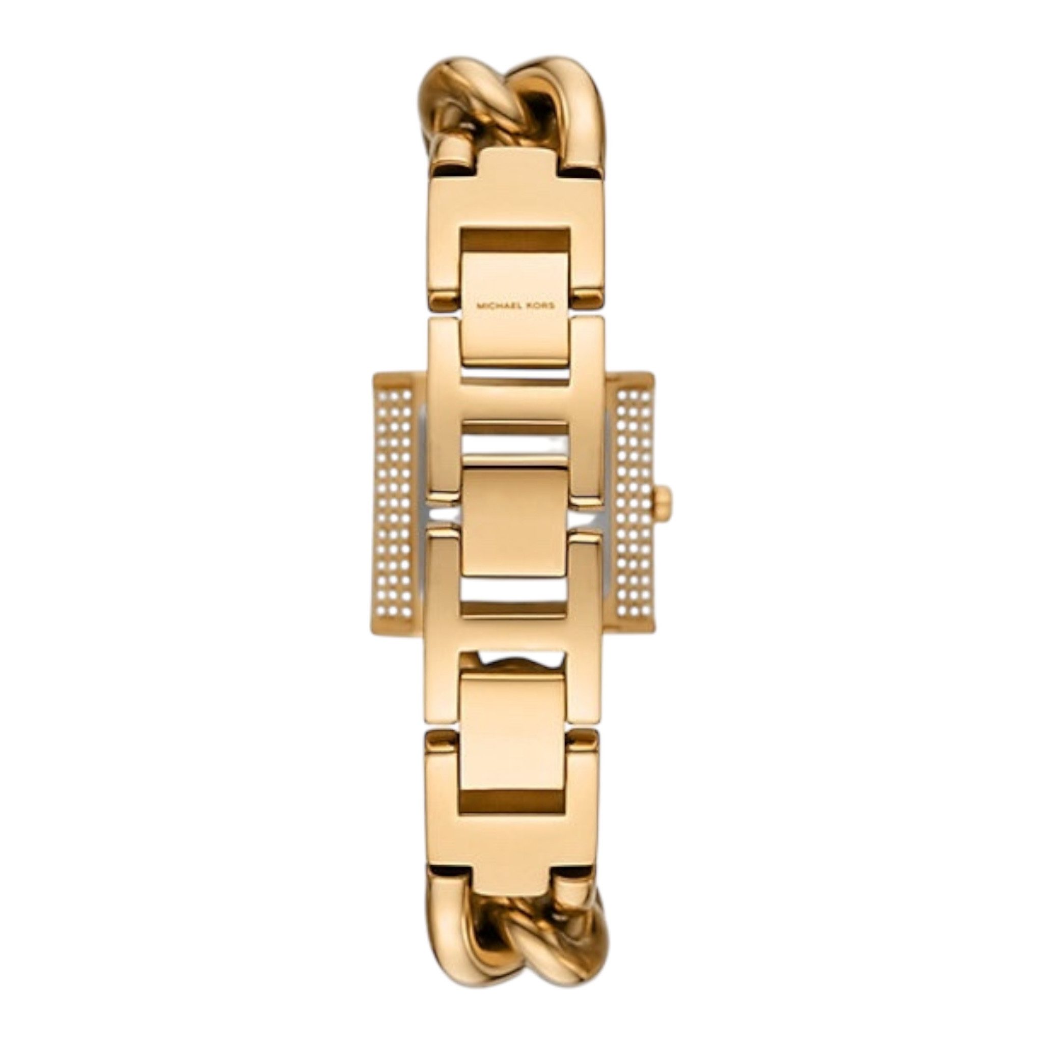 MICHAEL KORS Quarzuhr Michael Kors Damenuhr Chain Lock Gold MK4711 günstig online kaufen