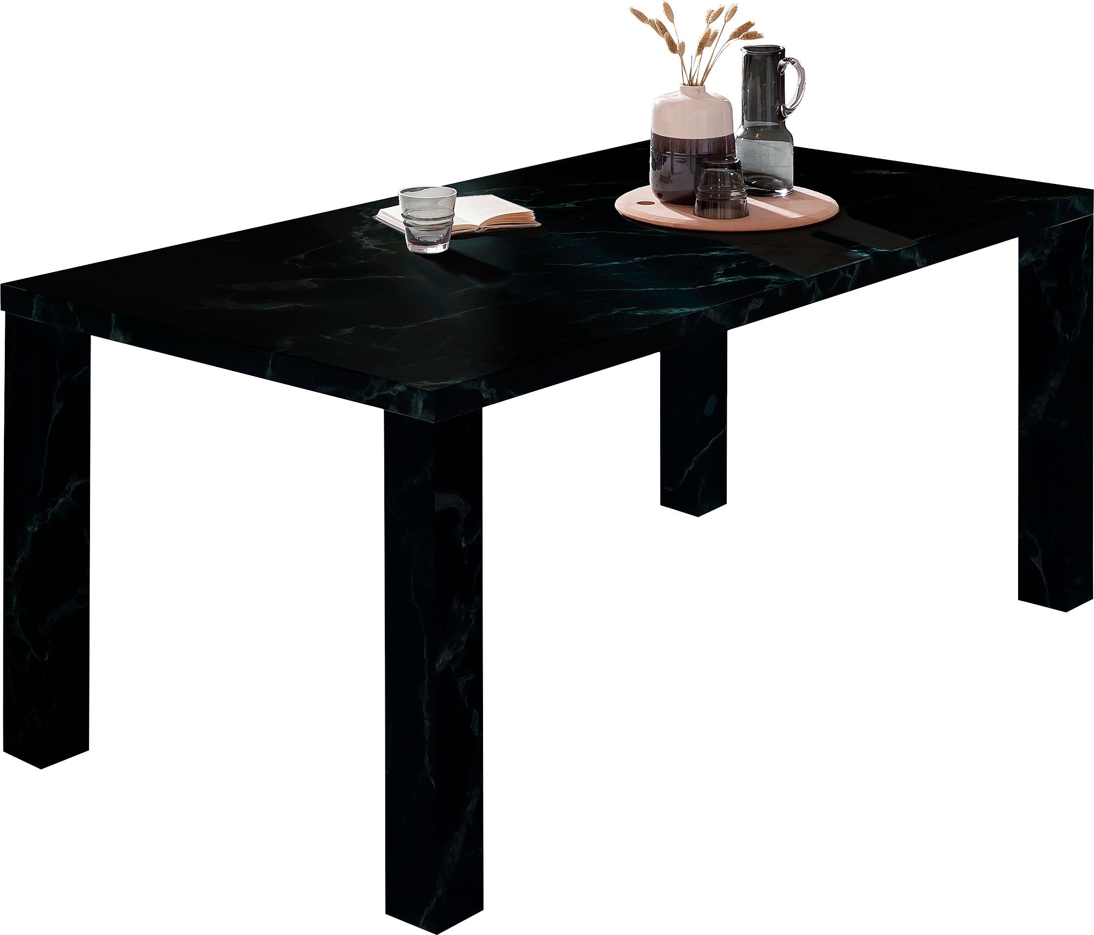 SalesFever Esstisch Designer Tisch für Ihr Zuhause, Eleganz trifft Design in Marmoroptik