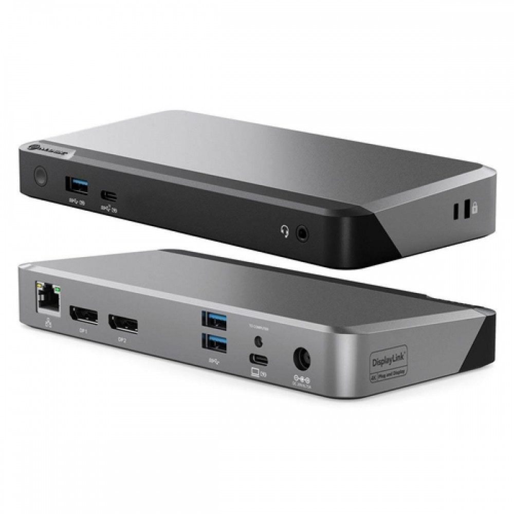 Laptop-Dockingstation Alogic DX2 Dual 4K Display Universal Dock Station