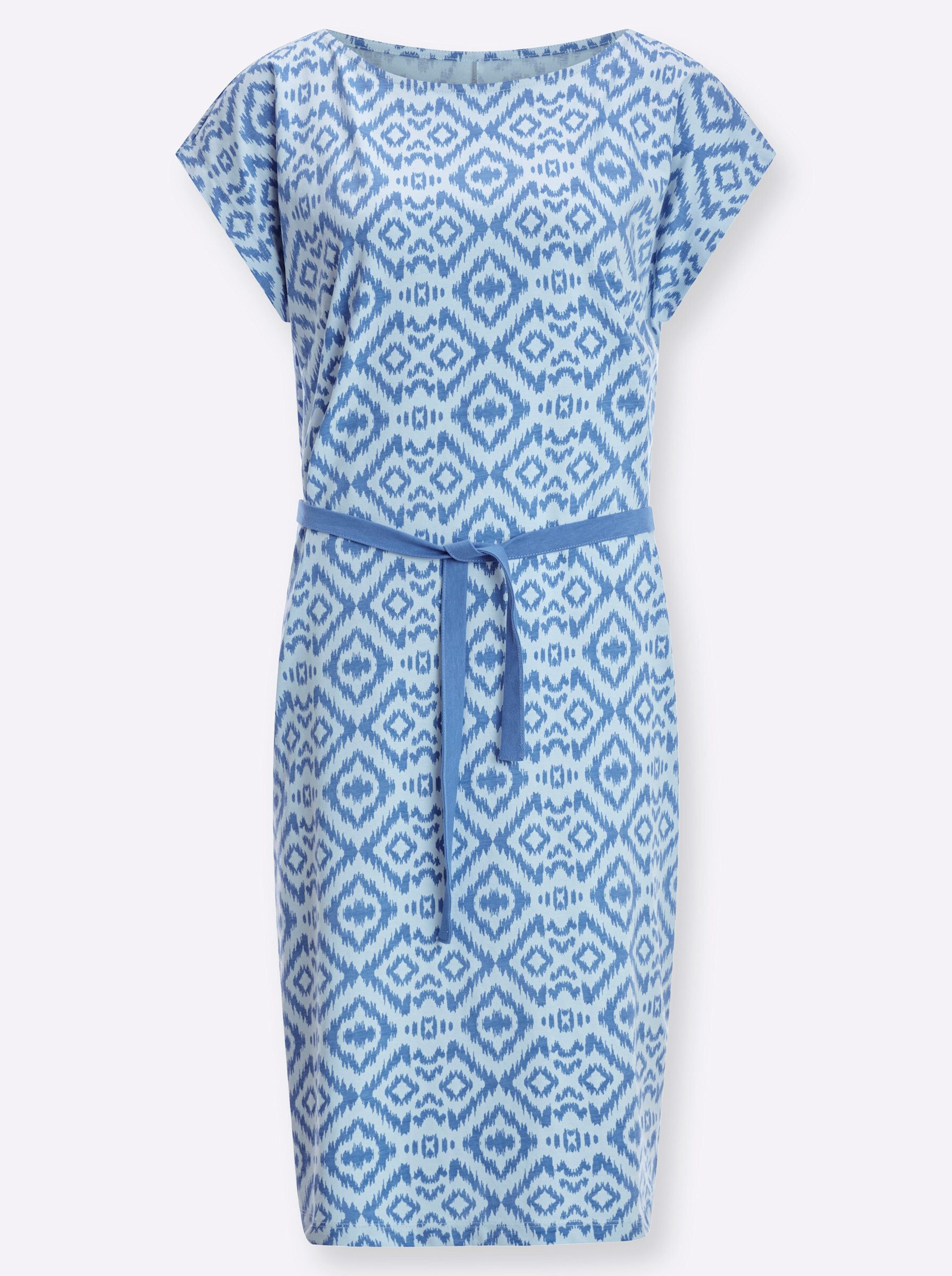 Sieh an! Jerseykleid Jersey-Kleid Kurzarm